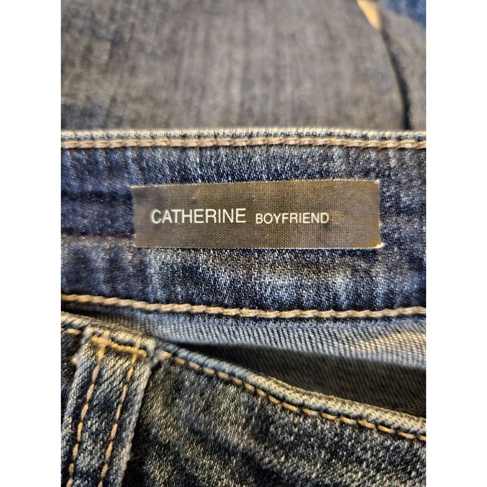 KUT From The Kloth Jeans Women 0 Blue Catherine Boyfriend Distressed 28x29 - Picture 14 of 16